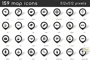 110 map icons + 49 new icons