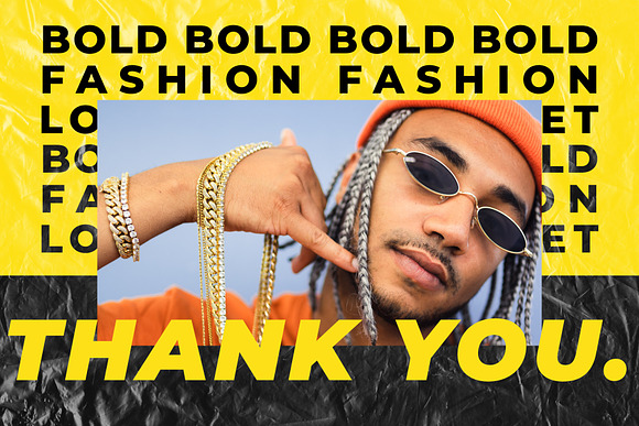 BOLD-Fashion Lookbook Editorial in Magazine Templates - product preview 6