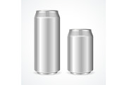 Aluminum Cans. Vector