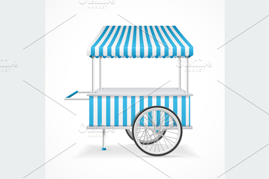 Market Cart. Vector in Objects - product preview 8
