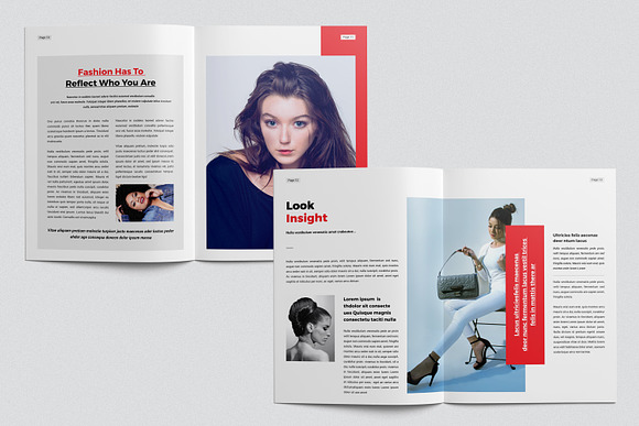 Fashion Magazine in Magazine Templates - product preview 4