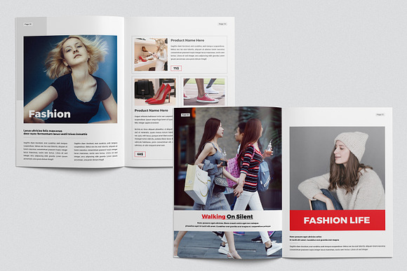 Fashion Magazine in Magazine Templates - product preview 6