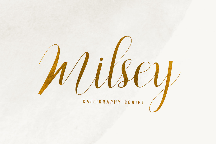 Milsey in Script Fonts - product preview 8