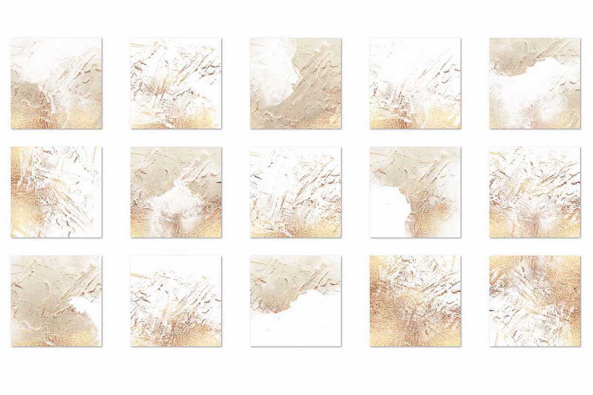 Rose Gold Foil Oil Paint Backgrounds in Textures - product preview 8
