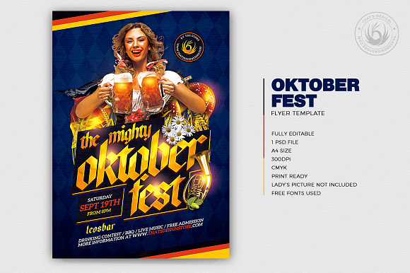 Oktoberfest Flyer Template V11 in Flyer Templates - product preview 1