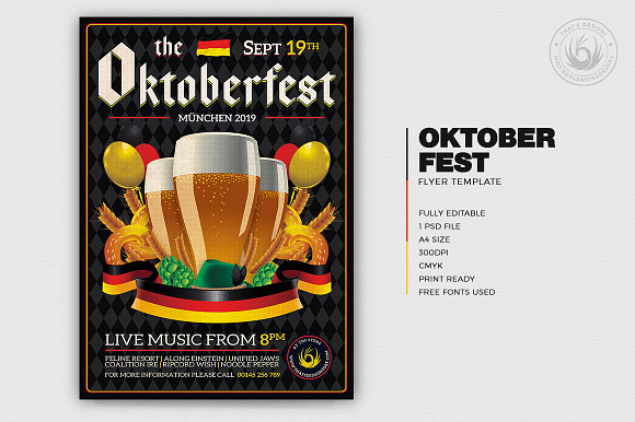 Oktoberfest Flyer Template V12 in Flyer Templates - product preview 1