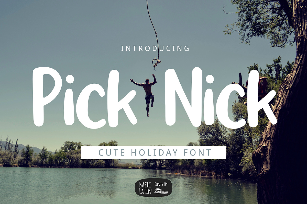 Pick Nick Holiday Font in Sans-Serif Fonts - product preview 8