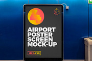Airport Poster Screen Mock-Ups 3