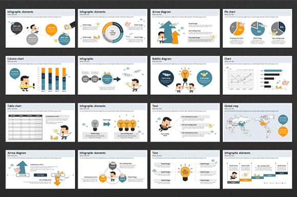 Business Man in Presentation Templates - product preview 2