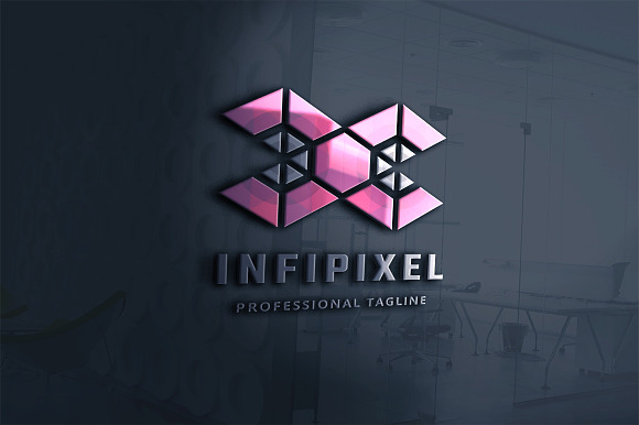 Infinity Pixel Logo in Logo Templates - product preview 1