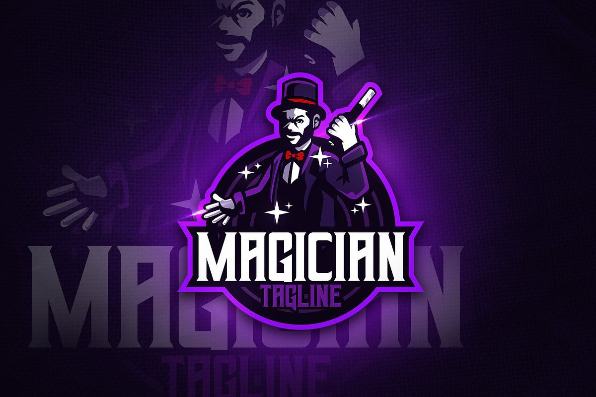 Magician - Mascot & Esport Logo in Logo Templates - product preview 8