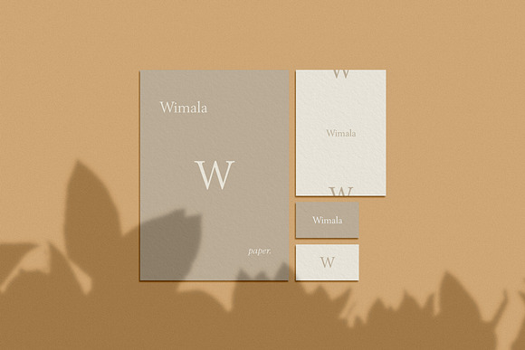 Wimala - Stationary Mockup in Scene Creator Mockups - product preview 3