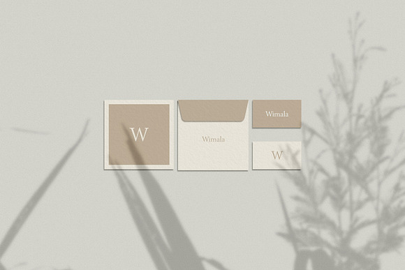 Wimala - Stationary Mockup in Scene Creator Mockups - product preview 5