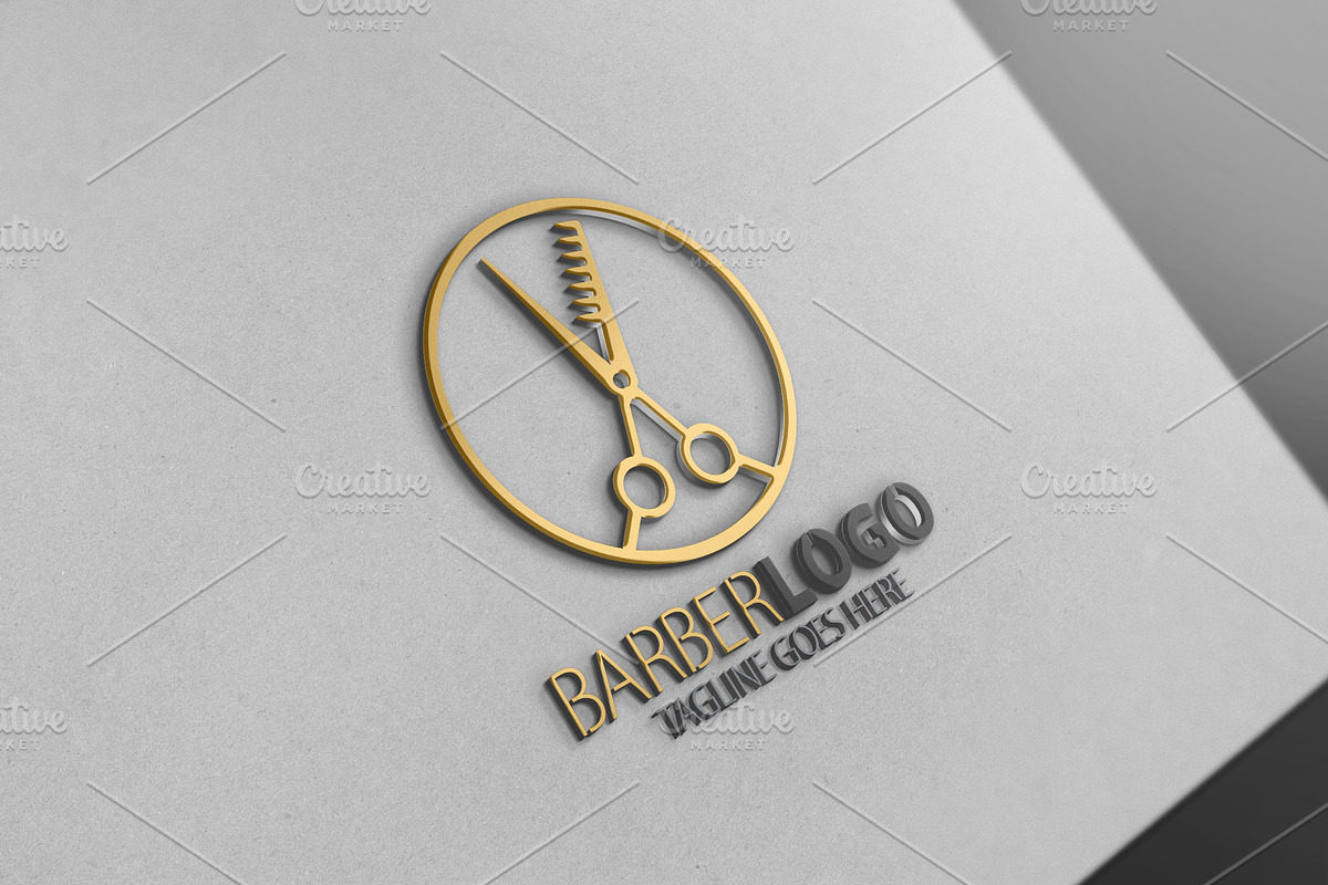 Barber Logo in Logo Templates - product preview 8