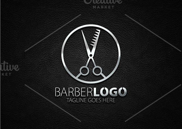 Barber Logo in Logo Templates - product preview 3