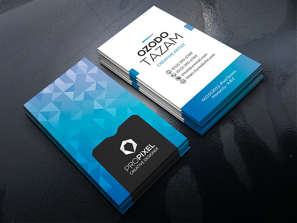 Modern Business Card in Business Card Templates - product preview 1