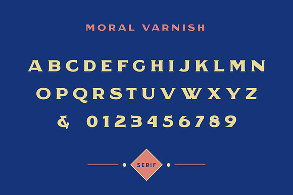Moral Varnish Sans Serif & Stencil in Fonts - product preview 5
