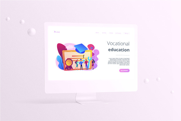 Education concept illustrations in UI Kits and Libraries - product preview 3