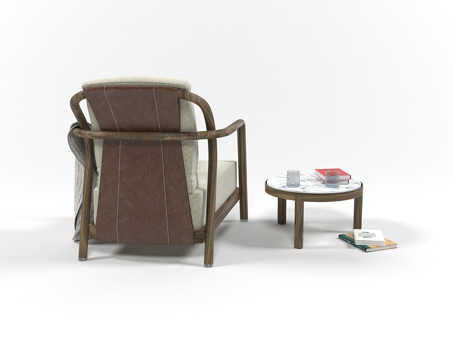 Alison armchair set in Furniture - product preview 5