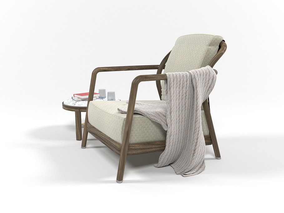 Alison armchair set in Furniture - product preview 7