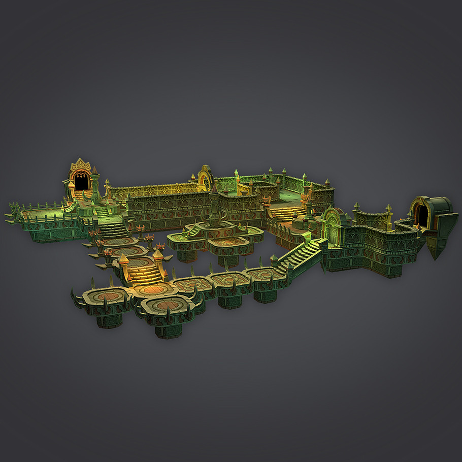 Cloudy Dungeon Set in Architecture - product preview 3