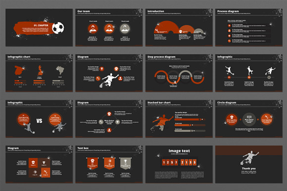 Soccer Game in Presentation Templates - product preview 3