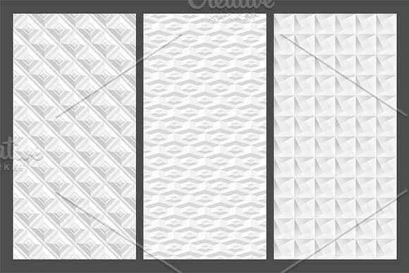 White decorative seamless textures in Textures - product preview 7