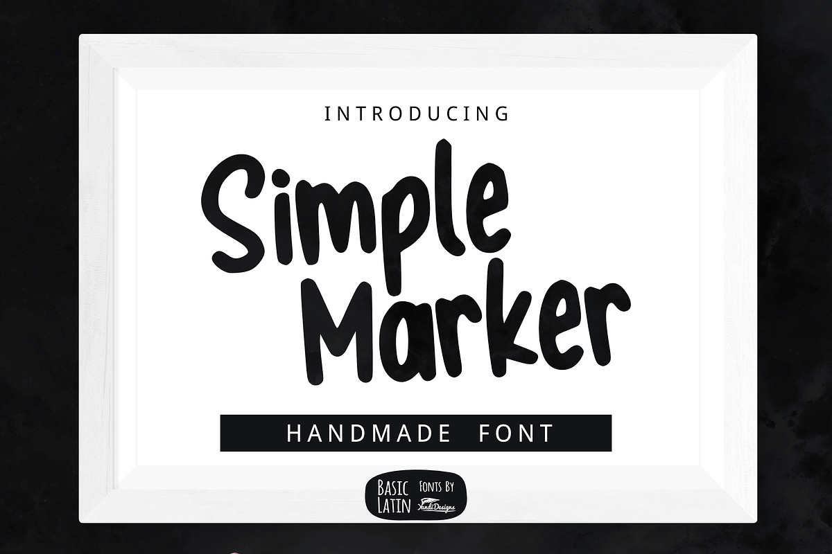 Simple Marker Font in Sans-Serif Fonts - product preview 8