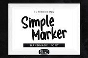 Simple Marker Font