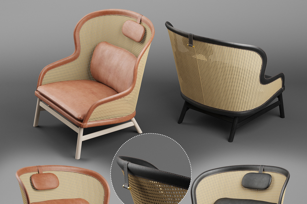 Dandy armchair in Furniture - product preview 8