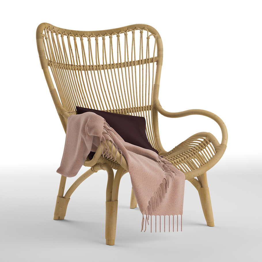 C110 Highback Lounge Chair in Furniture - product preview 1