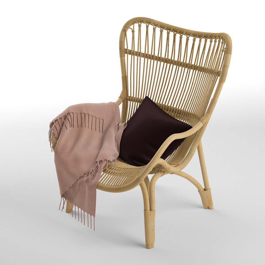 C110 Highback Lounge Chair in Furniture - product preview 3