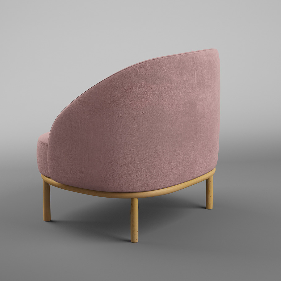 Fuuga Armchair in Furniture - product preview 1