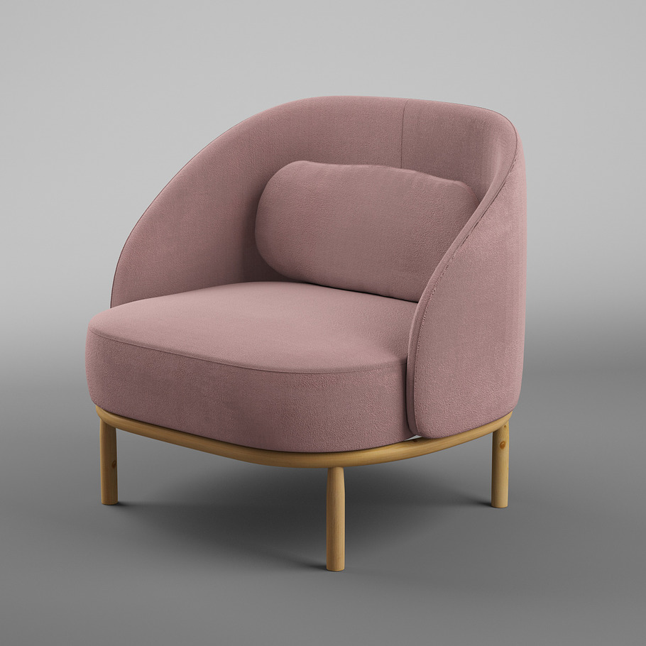 Fuuga Armchair in Furniture - product preview 2