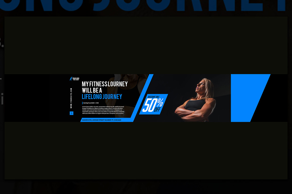 Fitness Social Media Pack in Social Media Templates - product preview 8