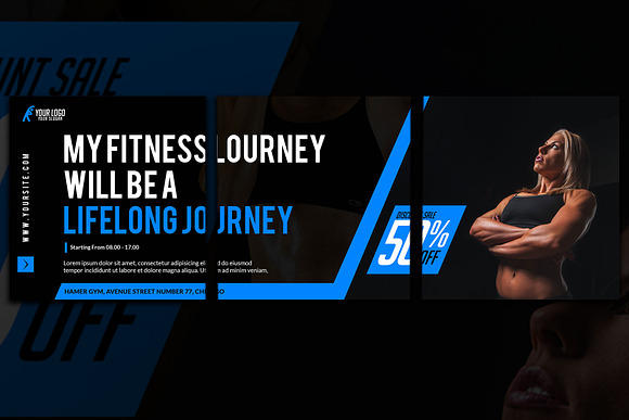 Fitness Social Media Pack in Social Media Templates - product preview 1
