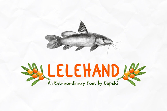 Lelehand By Cepski in Script Fonts - product preview 3