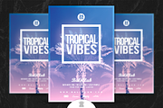 TROPICAL VIBES Flyer Template