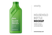 Universal household bottle mockup