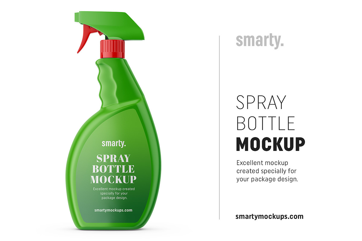 Spray bottle mockup in Product Mockups - product preview 8