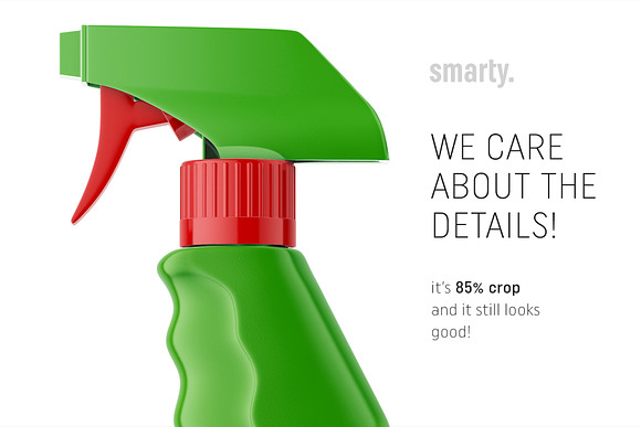 Spray bottle mockup in Product Mockups - product preview 3