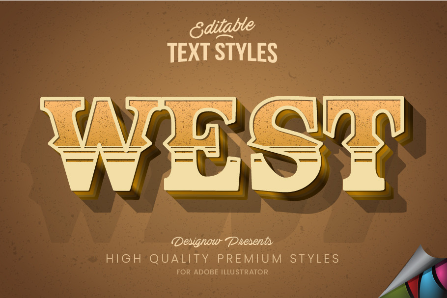 Western Cowboy Text Style in Add-Ons - product preview 8
