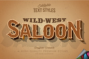 Cowboy Western Saloon Text Style