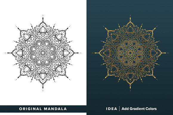 300 Vector Mandala Ornaments in Illustrations - product preview 3