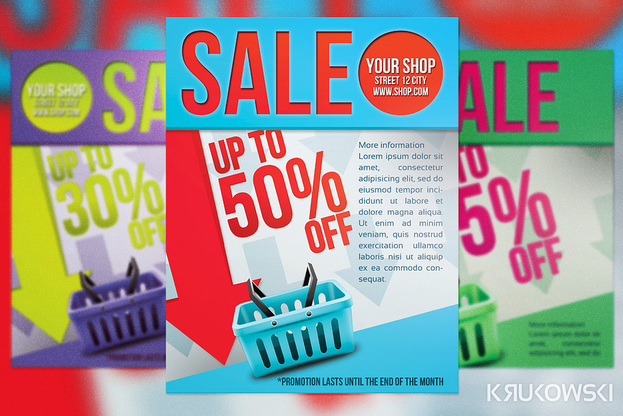 Simple Sale Flyer / Poster in Flyer Templates - product preview 8
