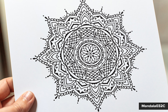 300 Vector Mandala Ornaments in Illustrations - product preview 41