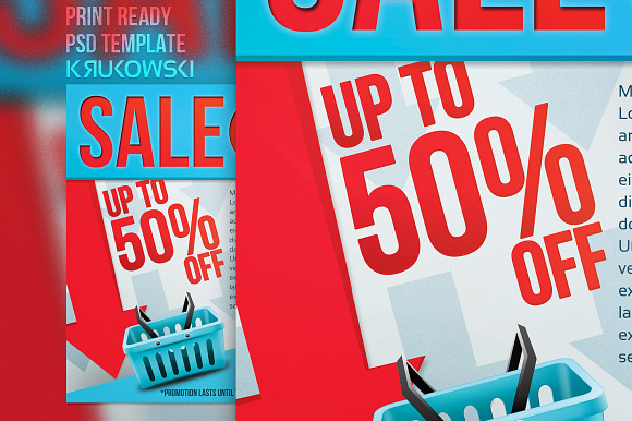 Simple Sale Flyer / Poster in Flyer Templates - product preview 1
