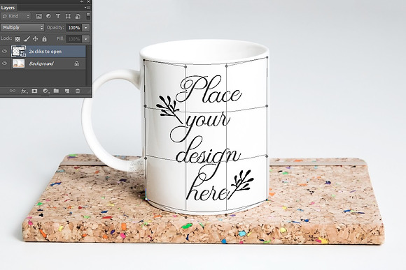 Sublimation mockup mug stock photo in Product Mockups - product preview 1