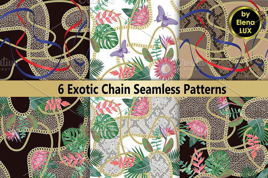 Exotic and Chains Seamless Set