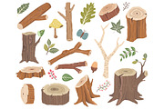 Nature Wooden Collections Set